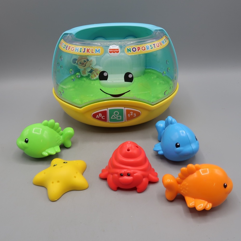Fisher Price Laugh Learn Magical Lights Fishbowl Fish Music Learning Toy Video